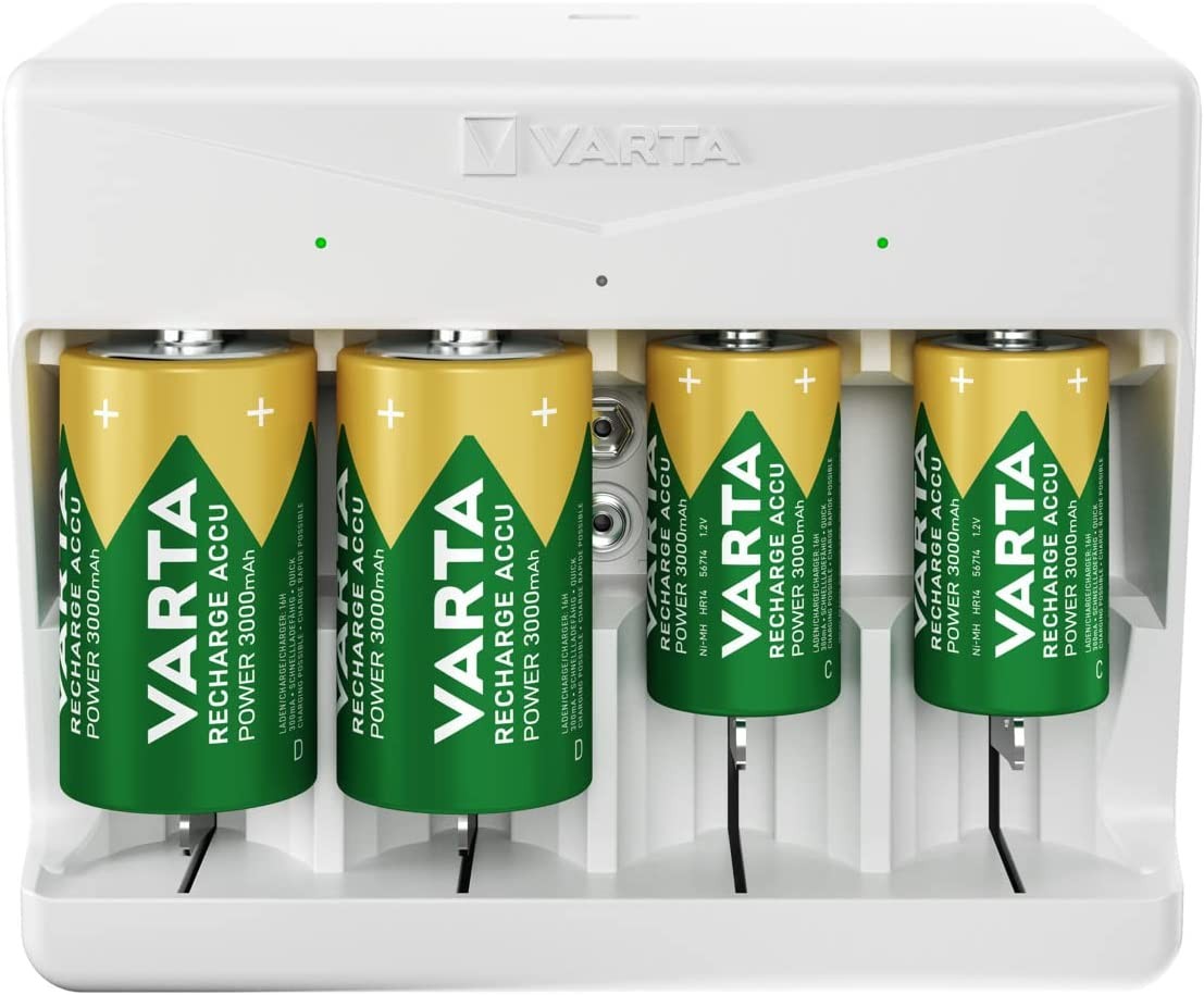 Зарядное устройство Varta Universal Charger 4хAA/AAA/C/D, 1х9В