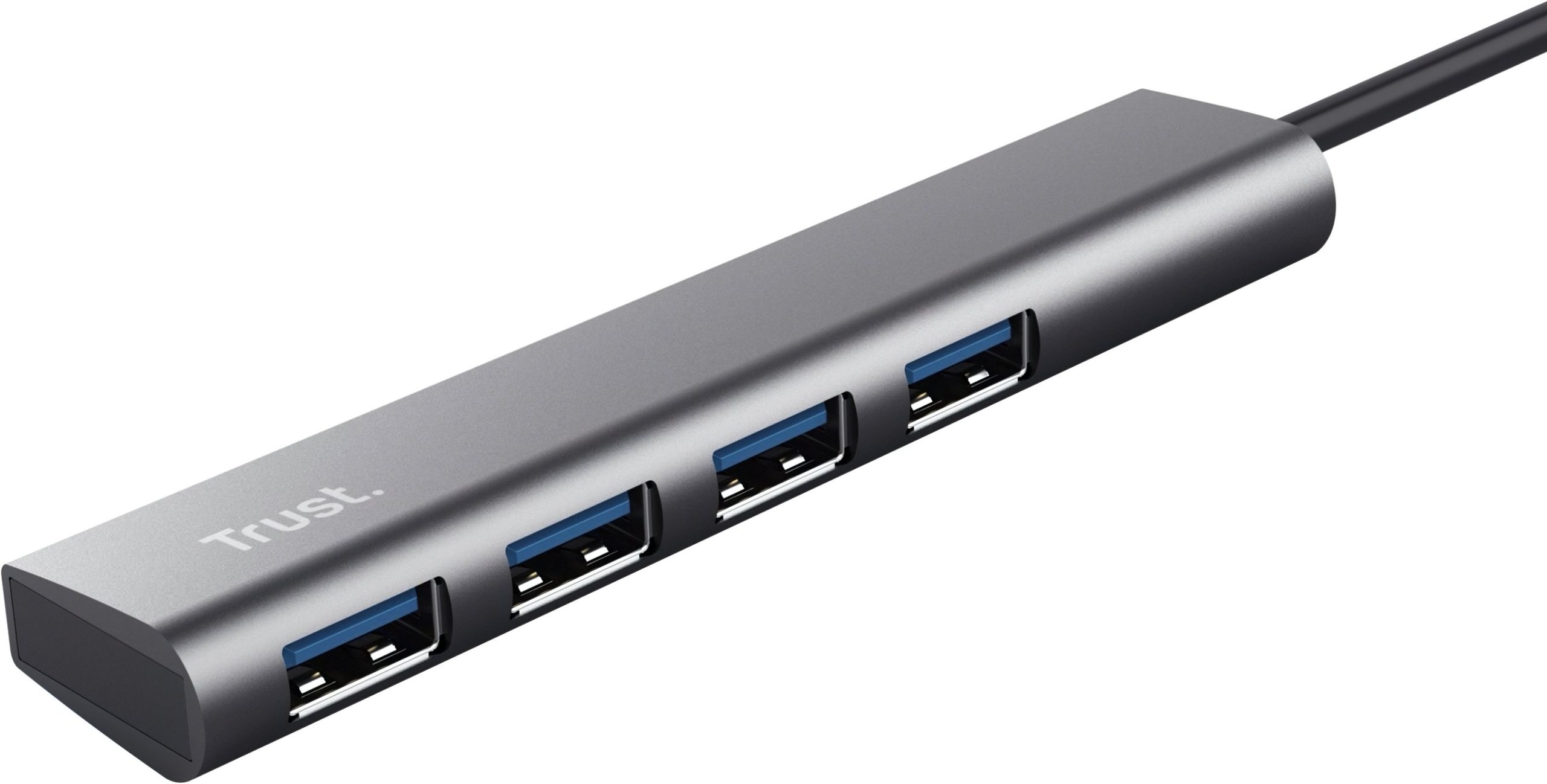 USB-хаб Trust Halyx 4-Port USB-A 3.2 Grey (24947_TRUST)