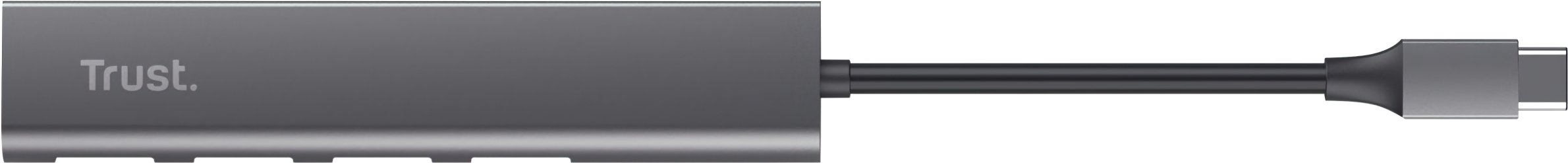 USB-хаб Trust Halyx Type-C до 4-Port USB-A 3.2 Grey (24948_TRUST)