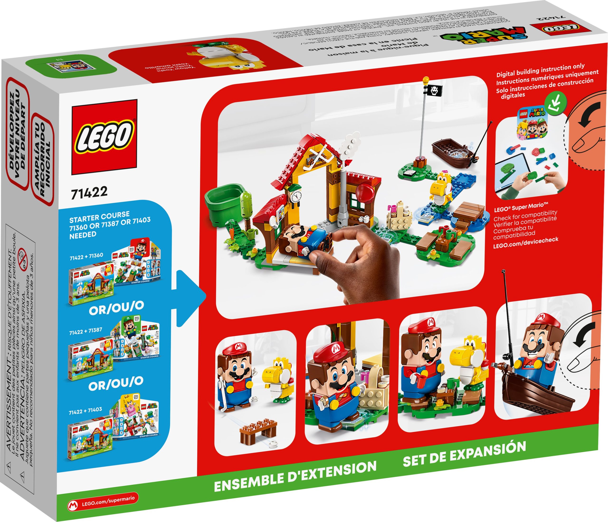 LEGO 71422 Super Mario Пікнік у будиночку Маріо. Додатковий набір