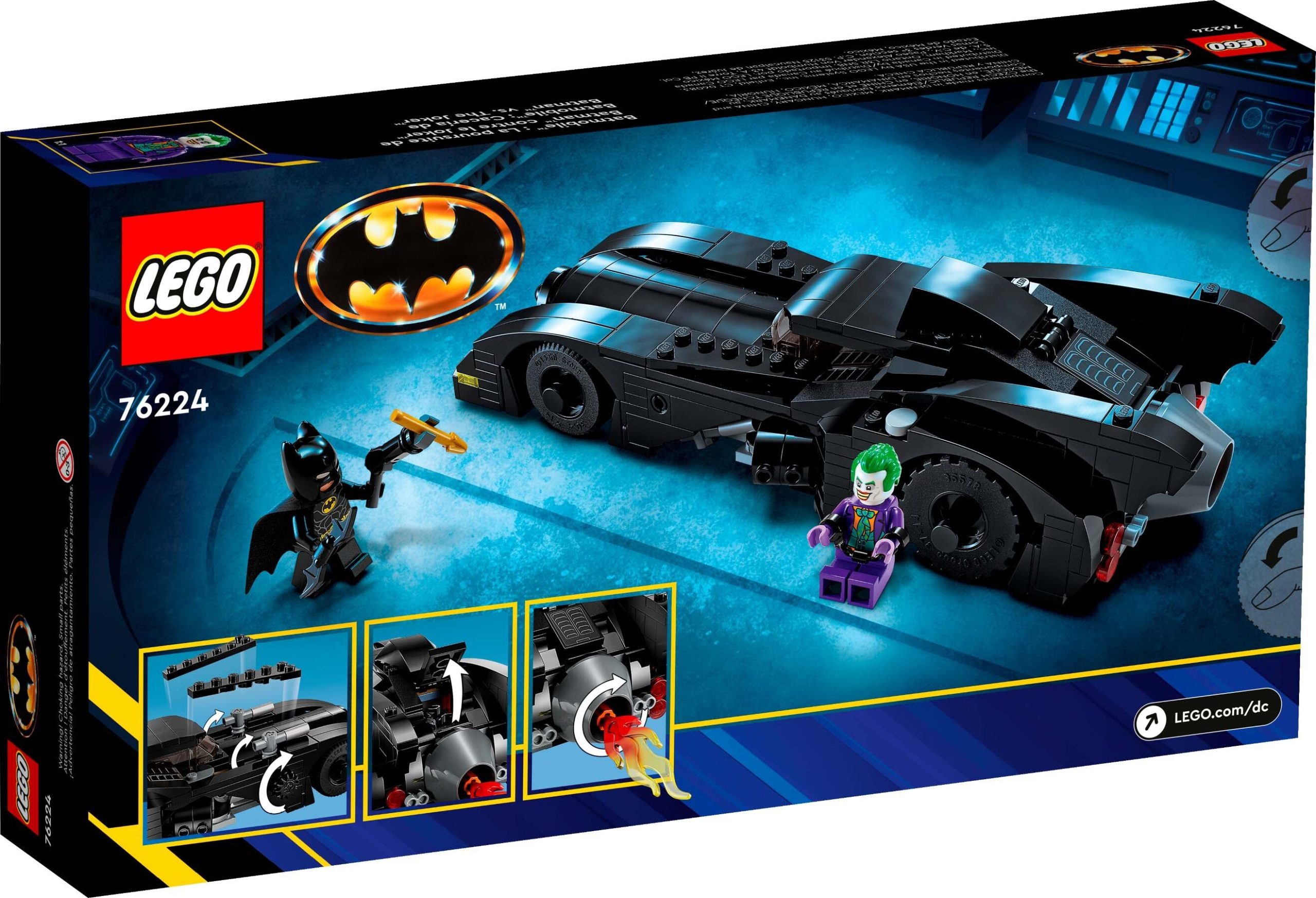 LEGO 76224 DC Batman Бетмобіль: Переслідування. Бетмен проти Джокера