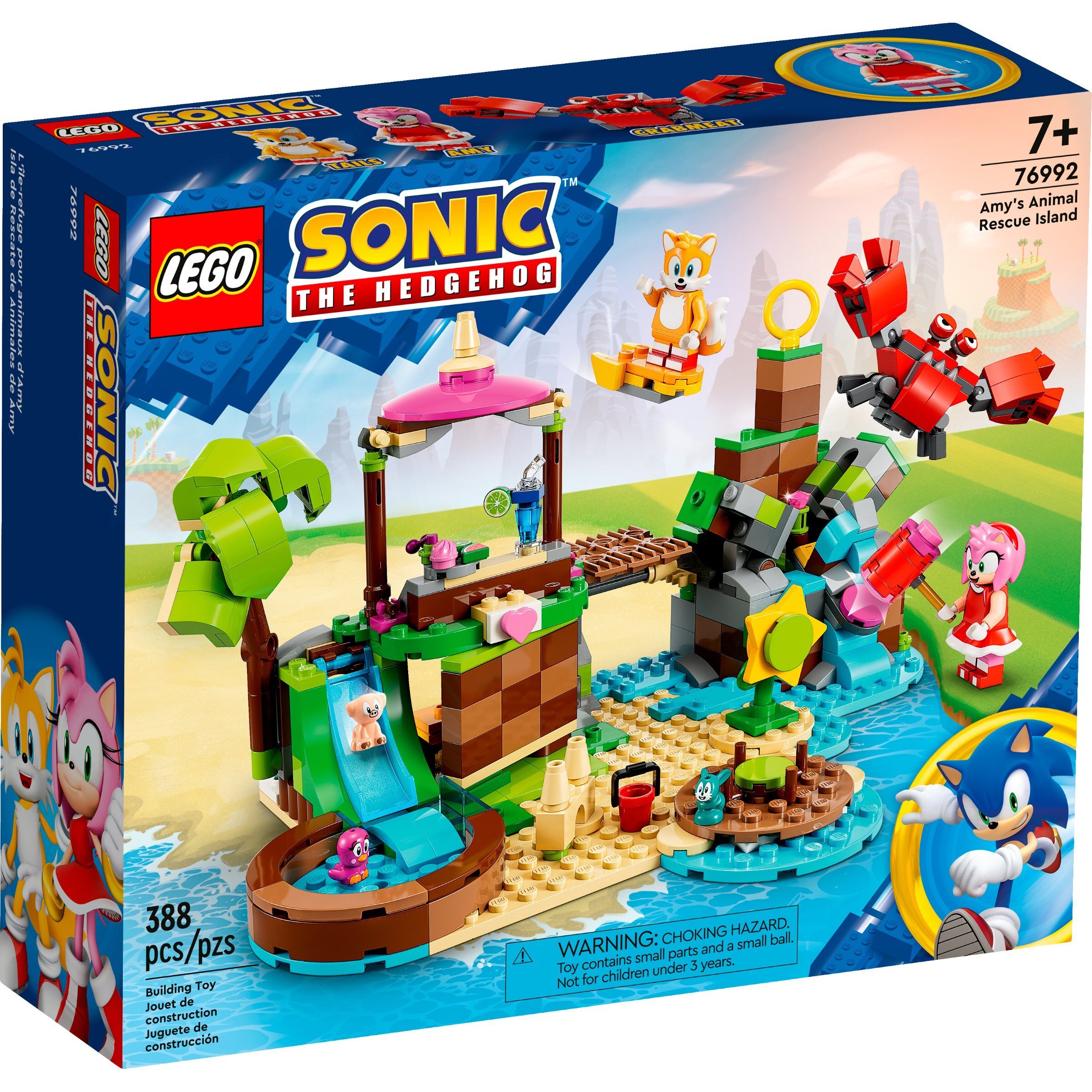 LEGO 76992 Sonic the Hedgehog Острів Емі для порятунку тварин