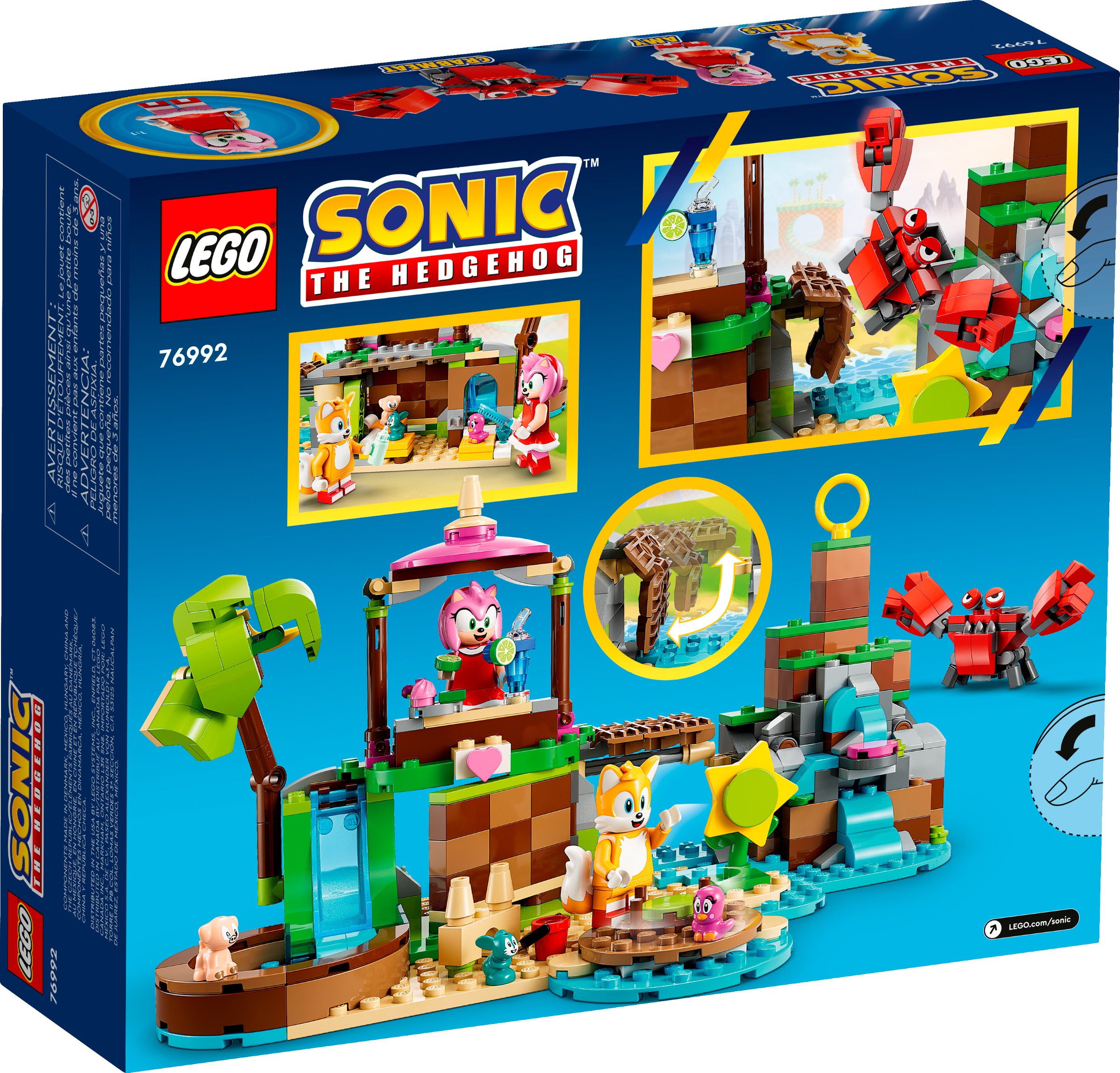 LEGO 76992 Sonic the Hedgehog Острів Емі для порятунку тварин