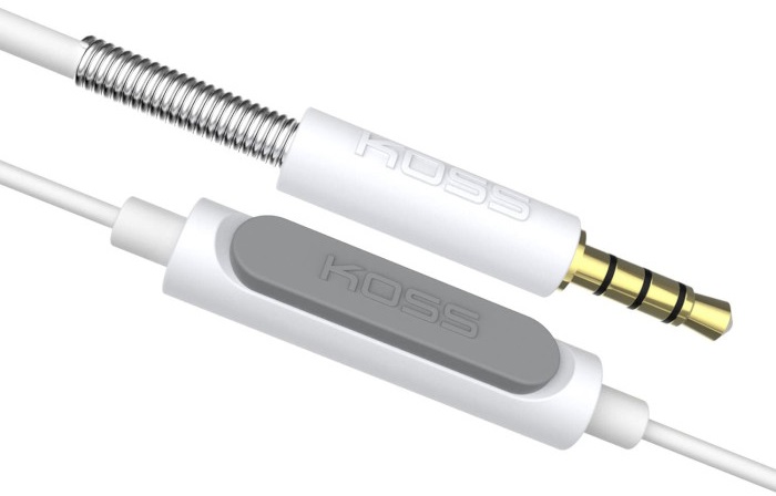 Наушники Koss KPH30iW On-Ear Mic White (195166.101)