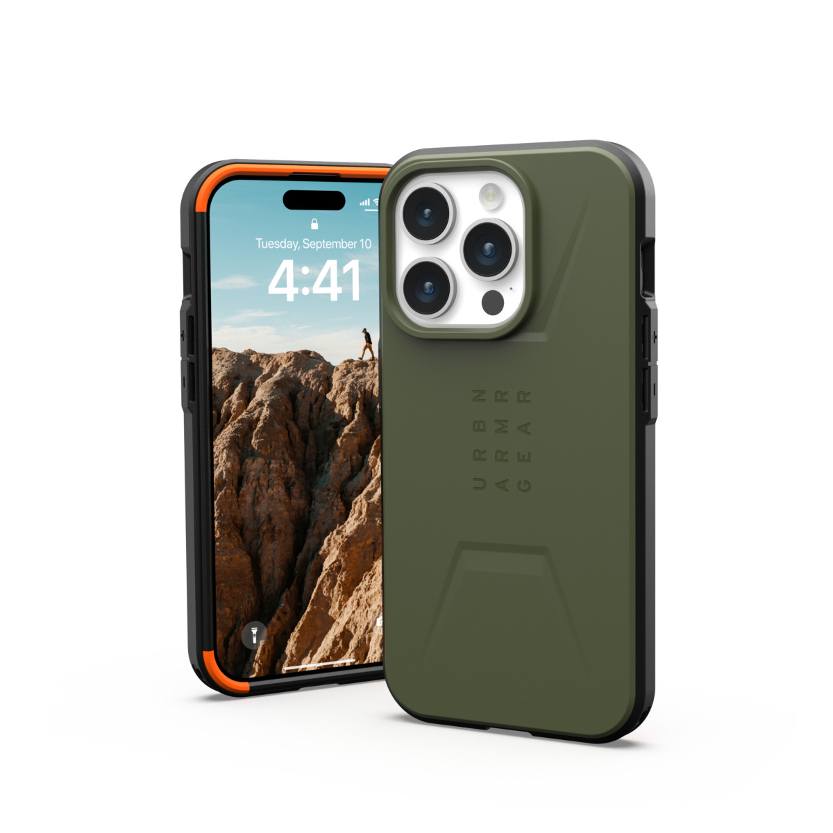 Чохол UAG для Apple iPhone 15 Pro Civilian Magsafe, Olive Drab (114275117272)