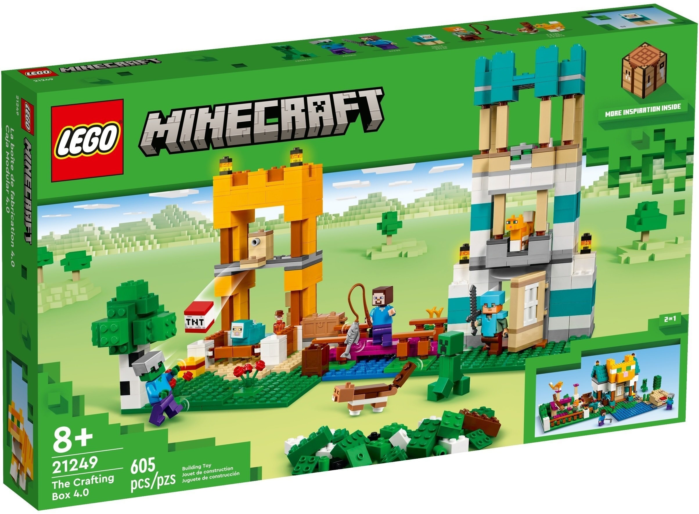 LEGO 21249 Minecraft Скриня для творчості 4.0