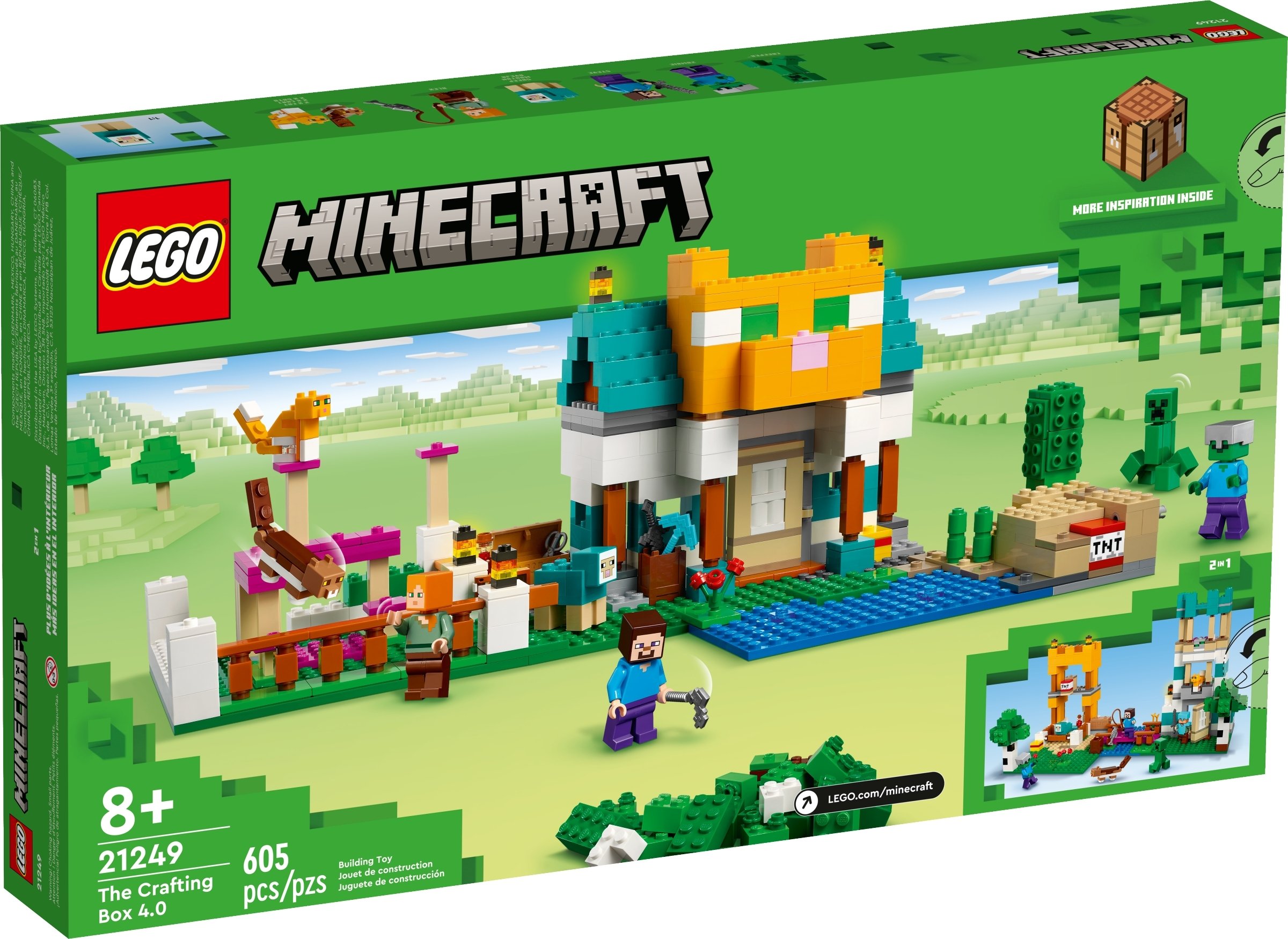 LEGO 21249 Minecraft Скриня для творчості 4.0