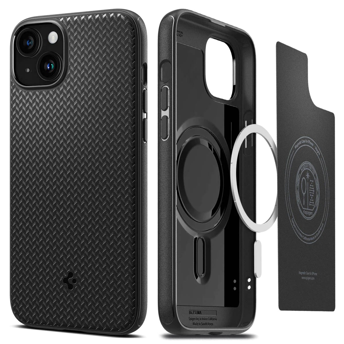 Чохол Spigen для Apple iPhone 15 Mag Armor MagFit, Matte Black (ACS06815)