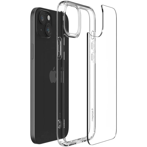 Чохол Spigen для iPhone 15 Plus Crystal Hybrid, Crystal Clear (ACS06459)