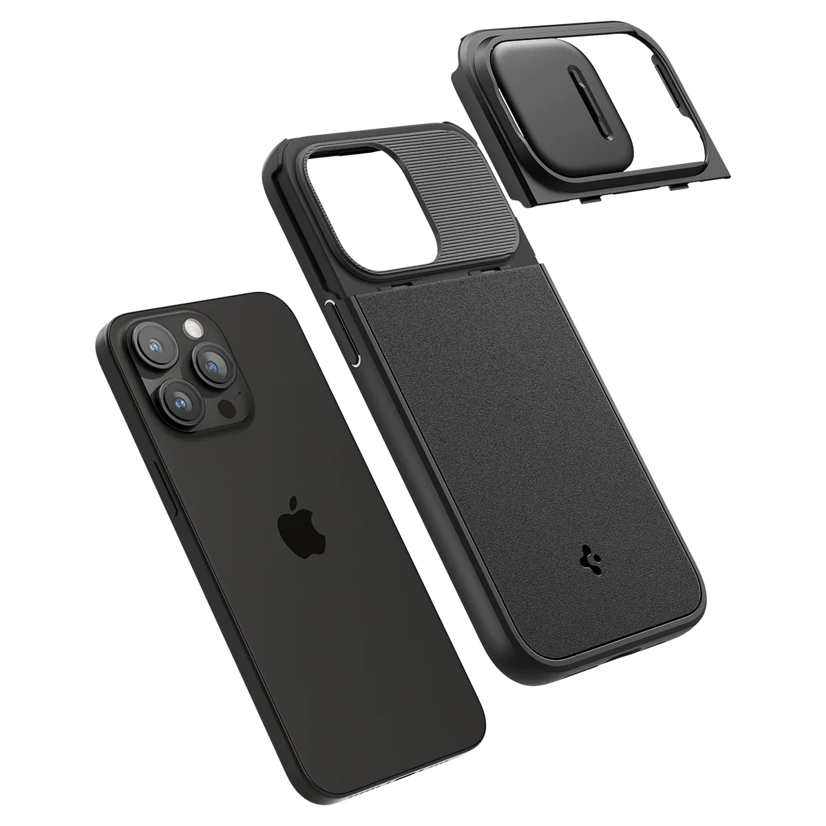 Чохол Spigen для Apple iPhone 15 Pro Max Optik Armor MagFit, Black (ACS06599)