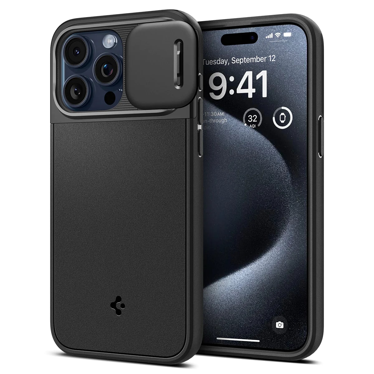 Чохол Spigen для Apple iPhone 15 Pro Max Optik Armor MagFit, Black (ACS06599)