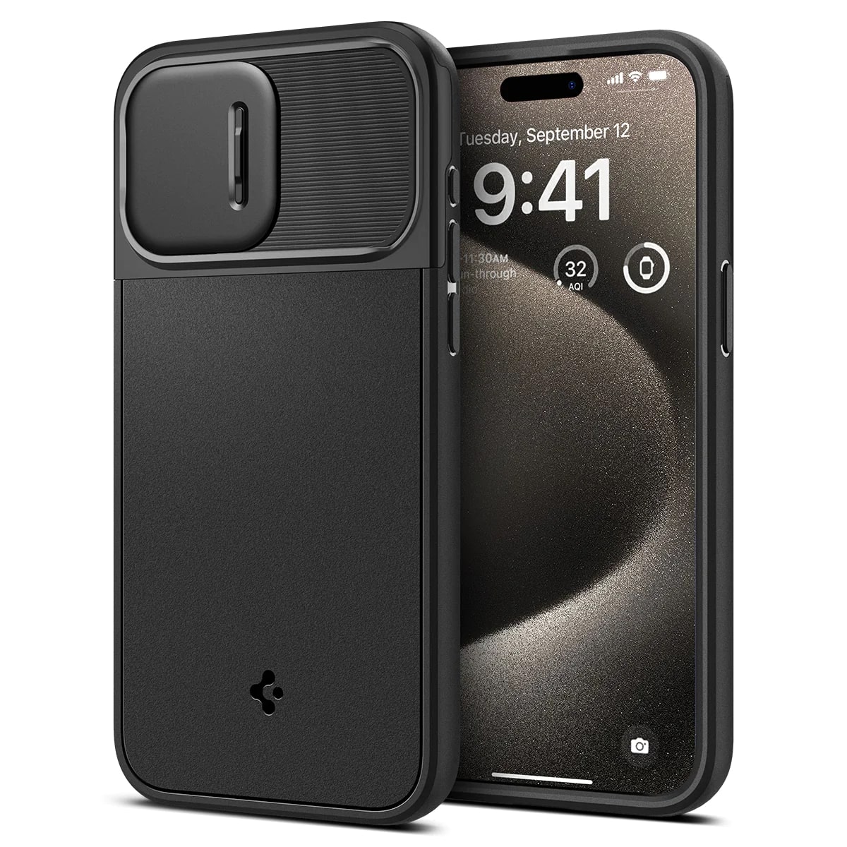 Чохол Spigen для Apple iPhone 15 Pro Max Optik Armor MagFit, Black (ACS06599)