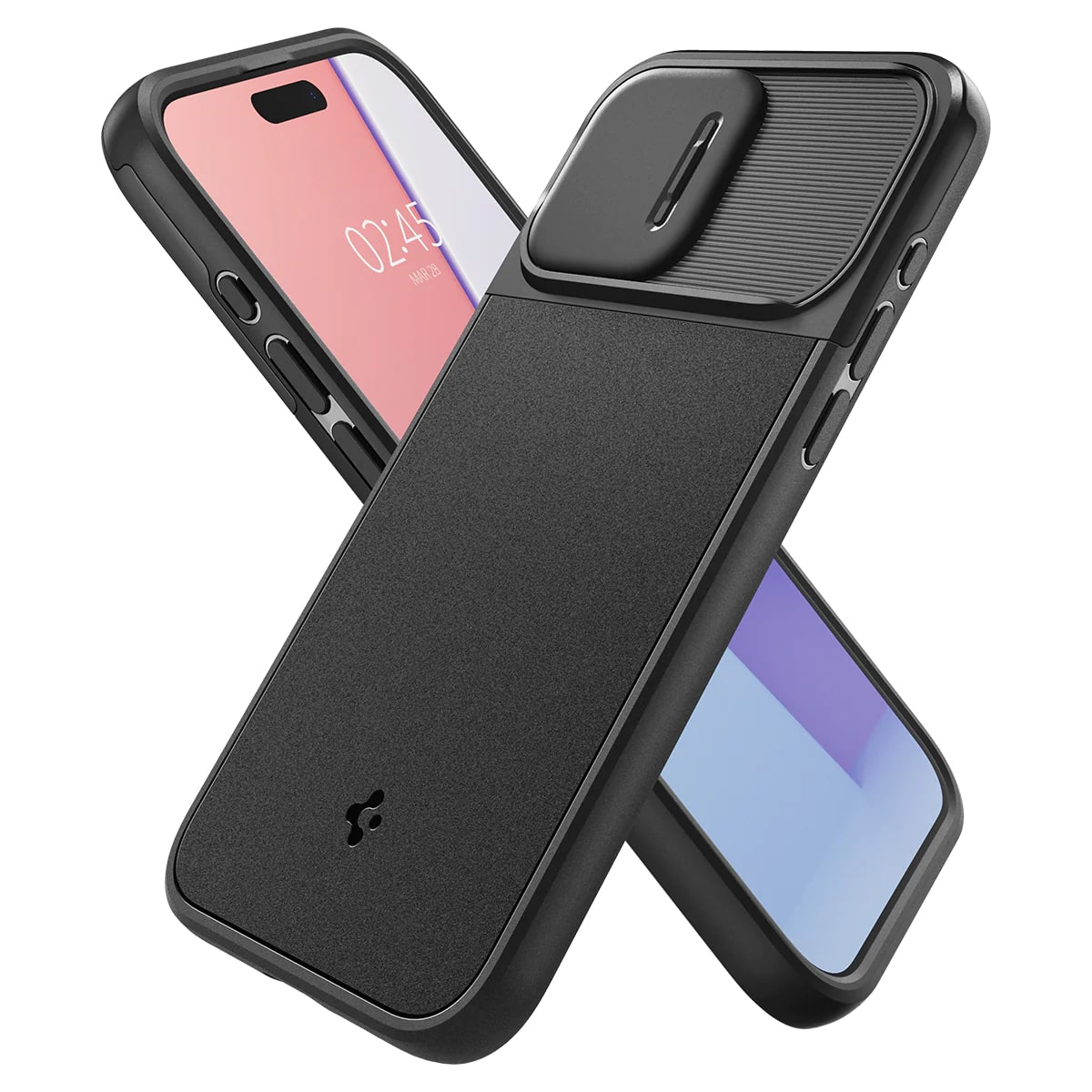 Чохол Spigen для Apple iPhone 15 Pro Optik Armor MagFit, Black (ACS06738)