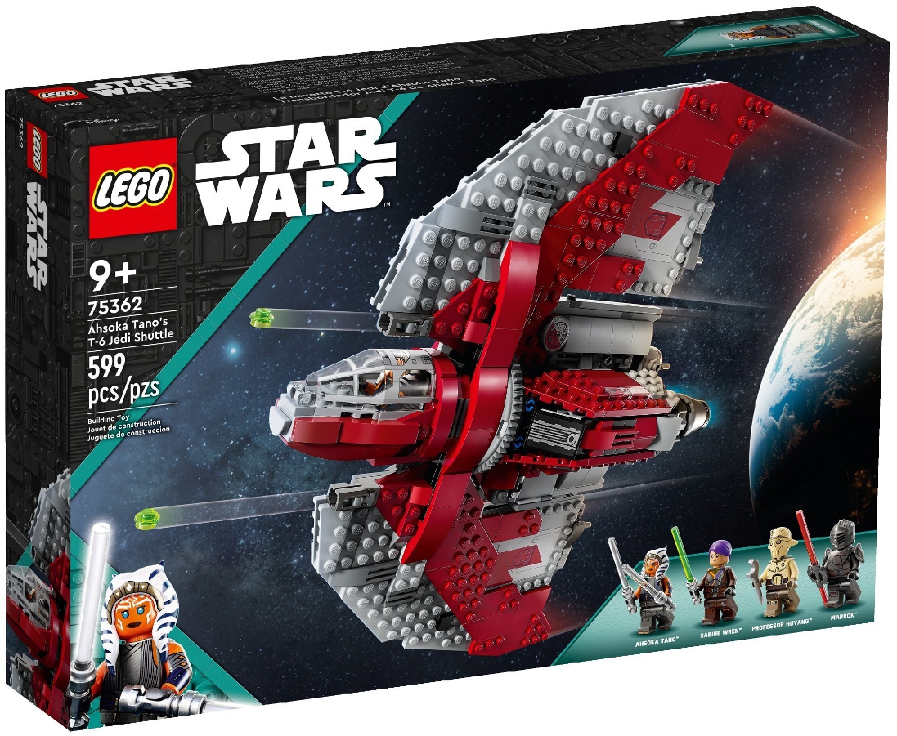 LEGO 75362 Star Wars Шаттл джедаєв T-6 Асокі Тано