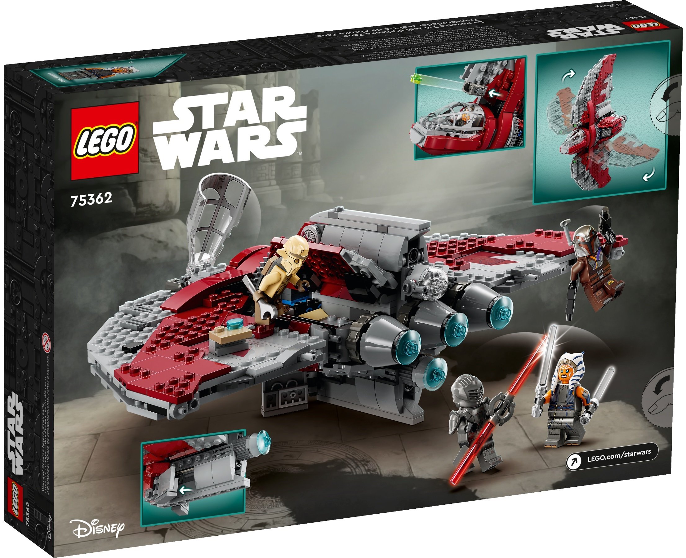 LEGO 75362 Star Wars Шаттл джедаєв T-6 Асокі Тано