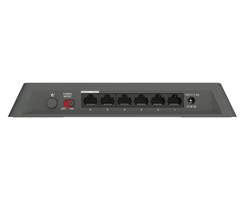 Комутатор D-Link DMS-106XT 1x10GE, 5x2.5GE, Некерований (DMS-106XT)