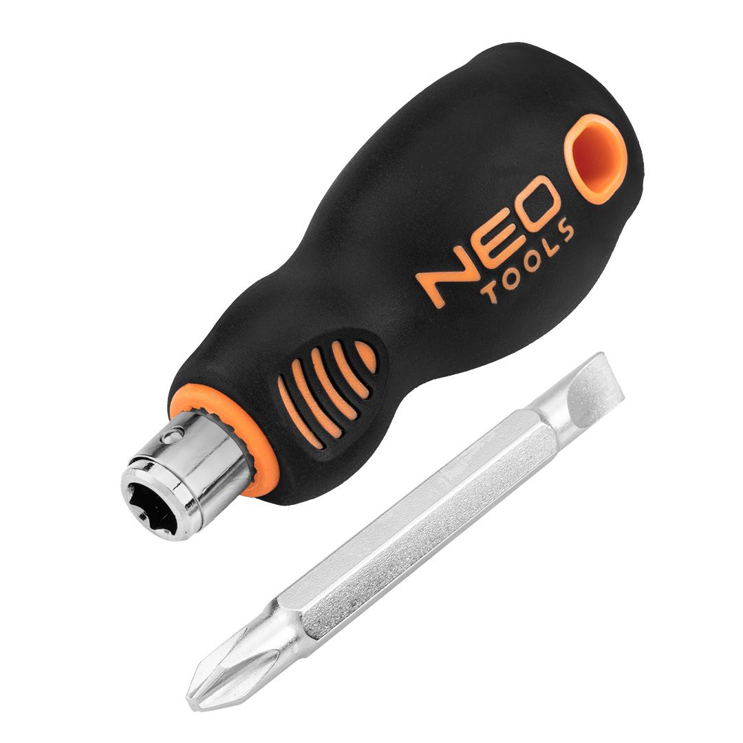 Отвертка Neo Tools двухсторонняя бита, SL6,PH2, сталь CrMo