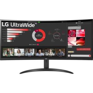 Монітор 34" LG UltraWide 34WR50QC-B