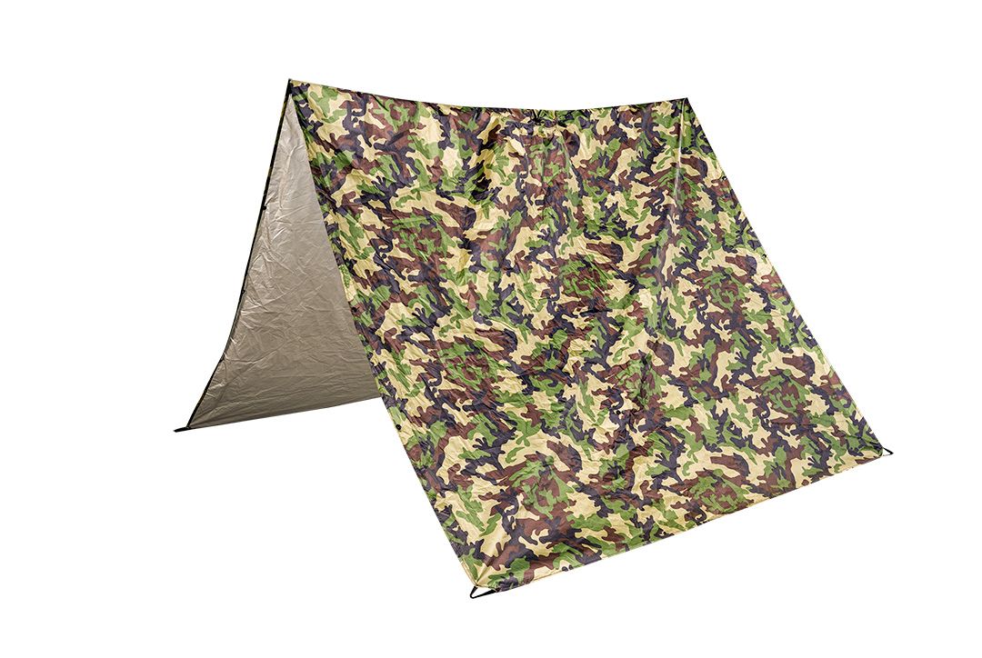 Дощовик тент Neo Tools Camo, 3в1, 124х142см, поліестер 210D, камуфляж