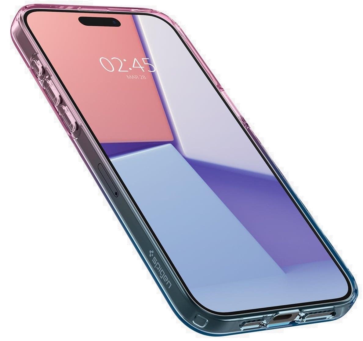 Чехол Spigen для Apple iPhone 15 Pro Liquid Crystal, Gradation Pink (ACS06700)