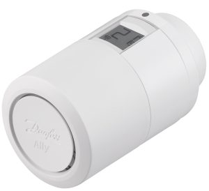 Термостатичний елемент Danfoss Ally, M30x1.5, RA, Zigbee, білий