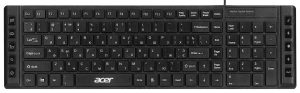 Клавіатура Acer OKW010, 115key, USB-A, EN/UKR/RU, Black (ZL.KBDEE.012)