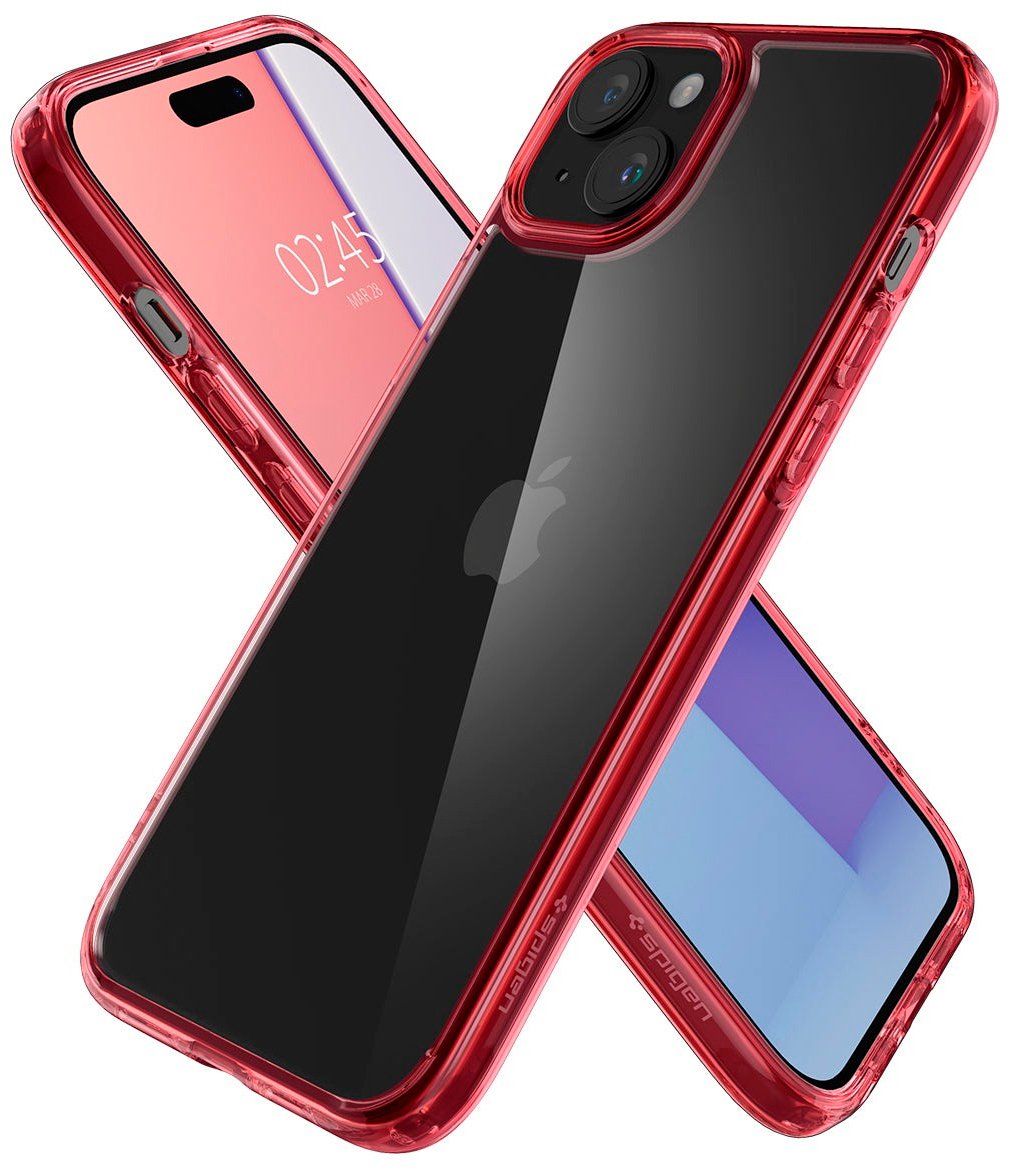 Чохол Spigen для Apple iPhone 15 Ultra Hybrid, Red Crystal (ACS06654)