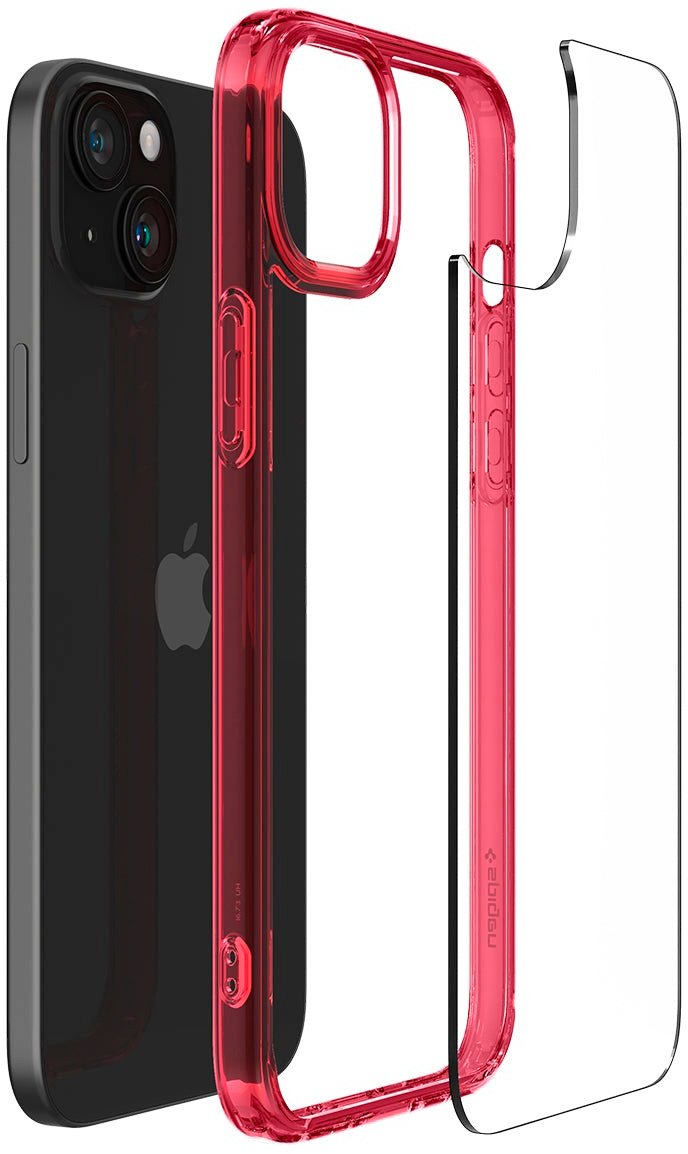 Чохол Spigen для Apple iPhone 15 Ultra Hybrid, Red Crystal (ACS06654)