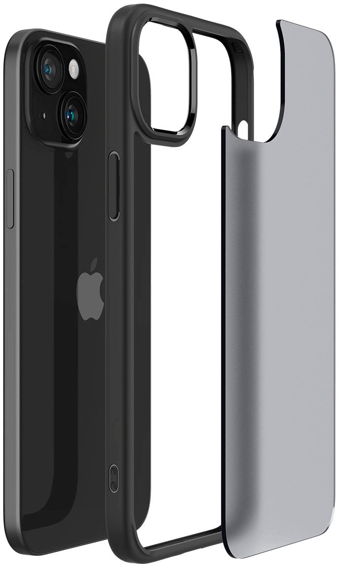 Чохол Spigen для Apple iPhone 15 Ultra Hybrid, Frost Black (ACS06797)