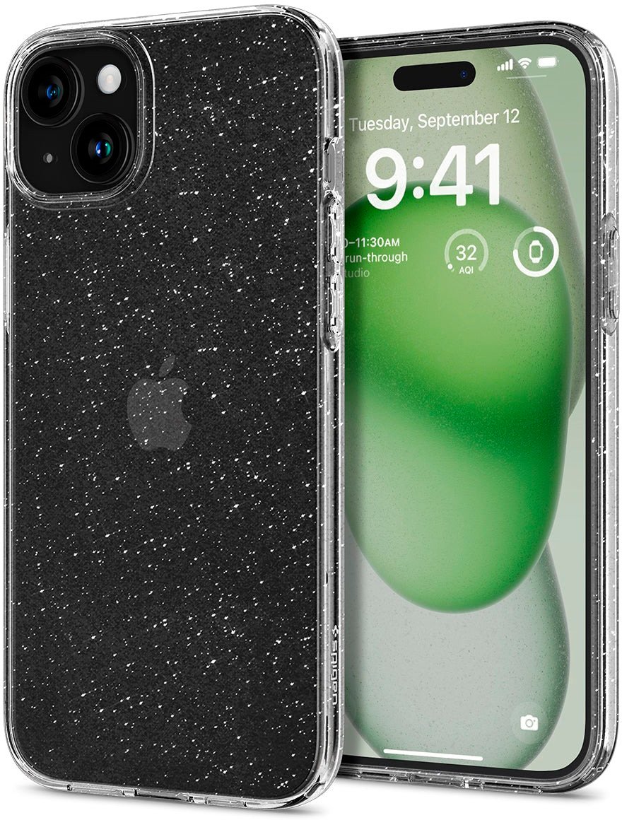 Чохол Spigen для Apple iPhone 15 Plus Crystal Glitter, Crystal Quartz (ACS06648)