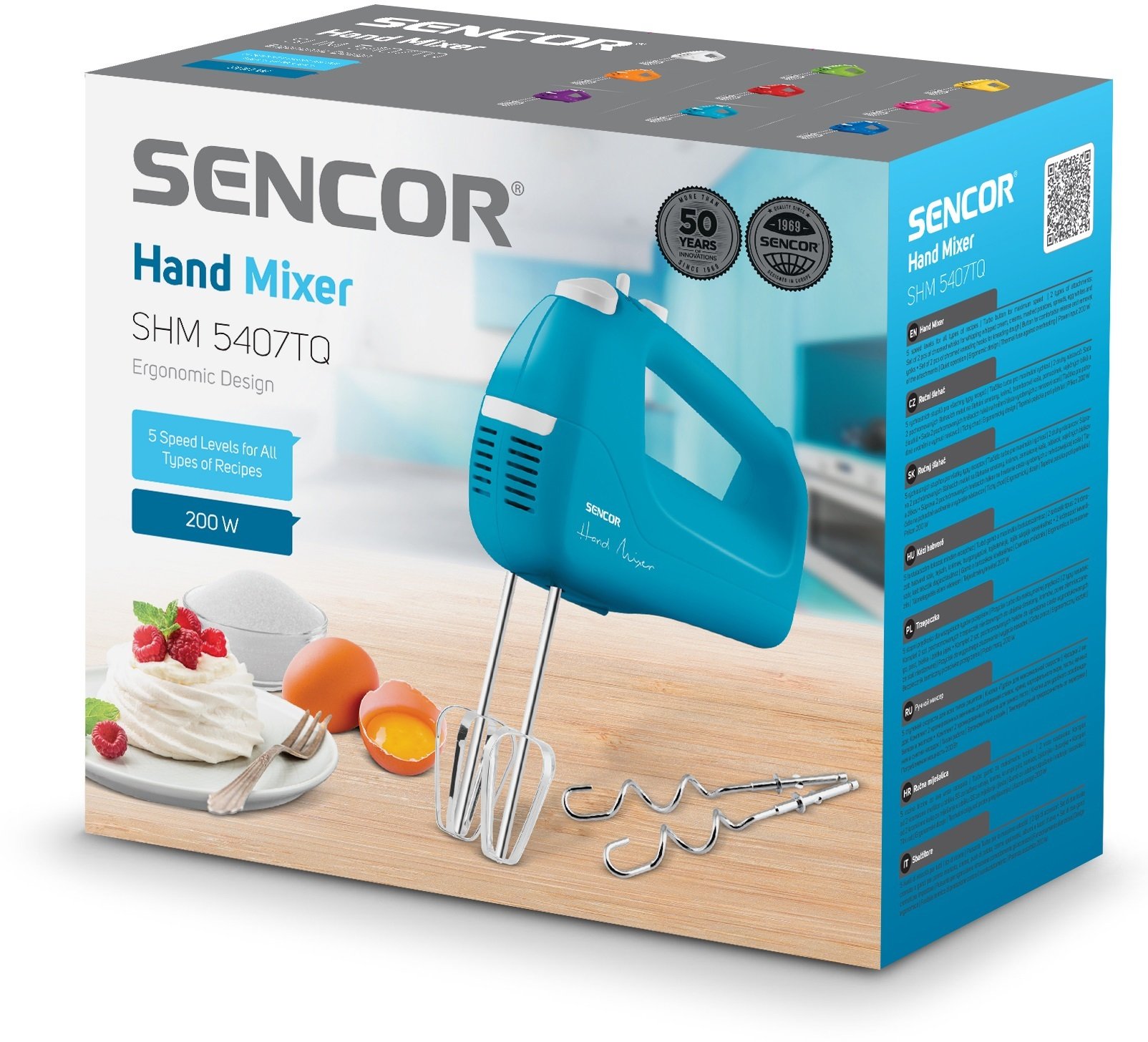 Міксер ручний Sencor SHM5407TQ Blue