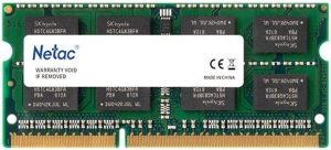 Пам`ять ноутбука Netac DDR3 4GB 1600 1.35/1.5V (NTBSD3N16SP-04)