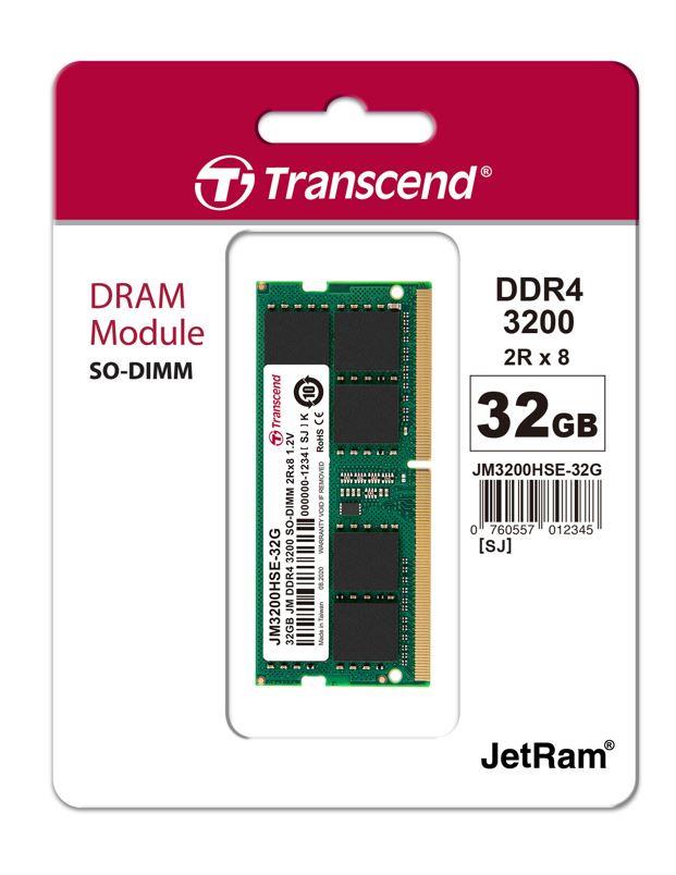 Память для ноутбука Transcend DDR4 3200 32GB SO-DIMM