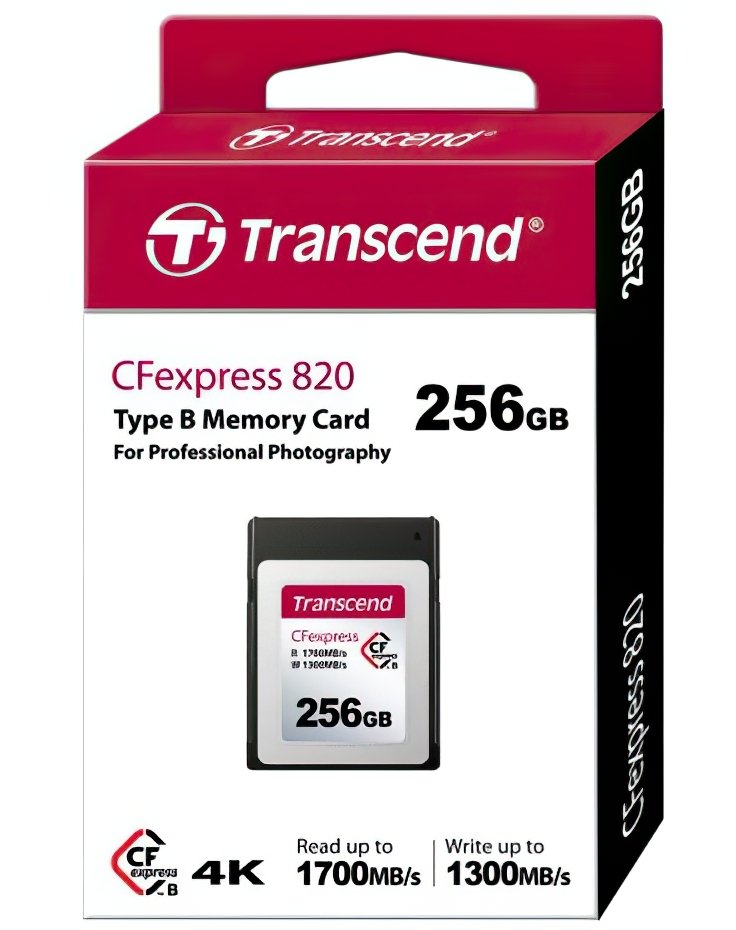 Карта пам'яті TRANSCEND CF 256GB 820x R1700/W1300MB/s (TS256GCFE820)