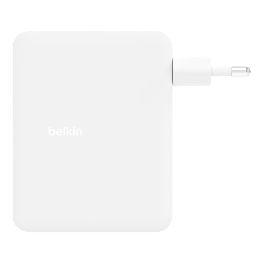 Belkin Зарядний пристрій мережевий 140Вт 3хUSB-С GAN PD PPS, USB-A, білий