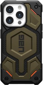 Чохол UAG для Apple iPhone 15 Pro Max Monarch Pro Magsafe, Kevlar Elemental Green (11422211397B)