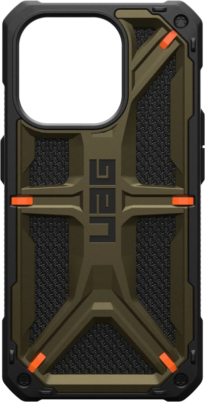 Чохол UAG для Apple iPhone 15 Pro Max Monarch, Kevlar Elemental Green (11429811397B)