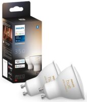 Лампа розумна Philips Hue GU10, 5W(50Вт), 2200K-6500K 2шт (929001953310)