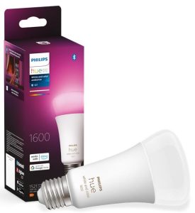 Лампа розумна Philips Hue E27, 15W(100Вт), 2000K-6500K, RGB (929002471601)