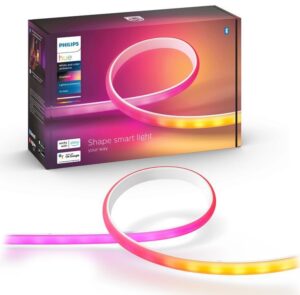 Стрічка світлодіодна розумна Philips Hue Gradient, 0.5W(20Вт), 2000K-6500K, RGB, базовий комплект (929002994901)