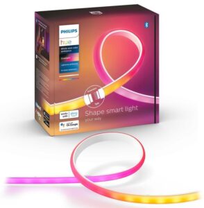 Стрічка світлодіодна розумна Philips Hue Gradient, 0.5W(12.3Вт), 2000K-6500K, RGB, подовжувач, 1м (929002995001)