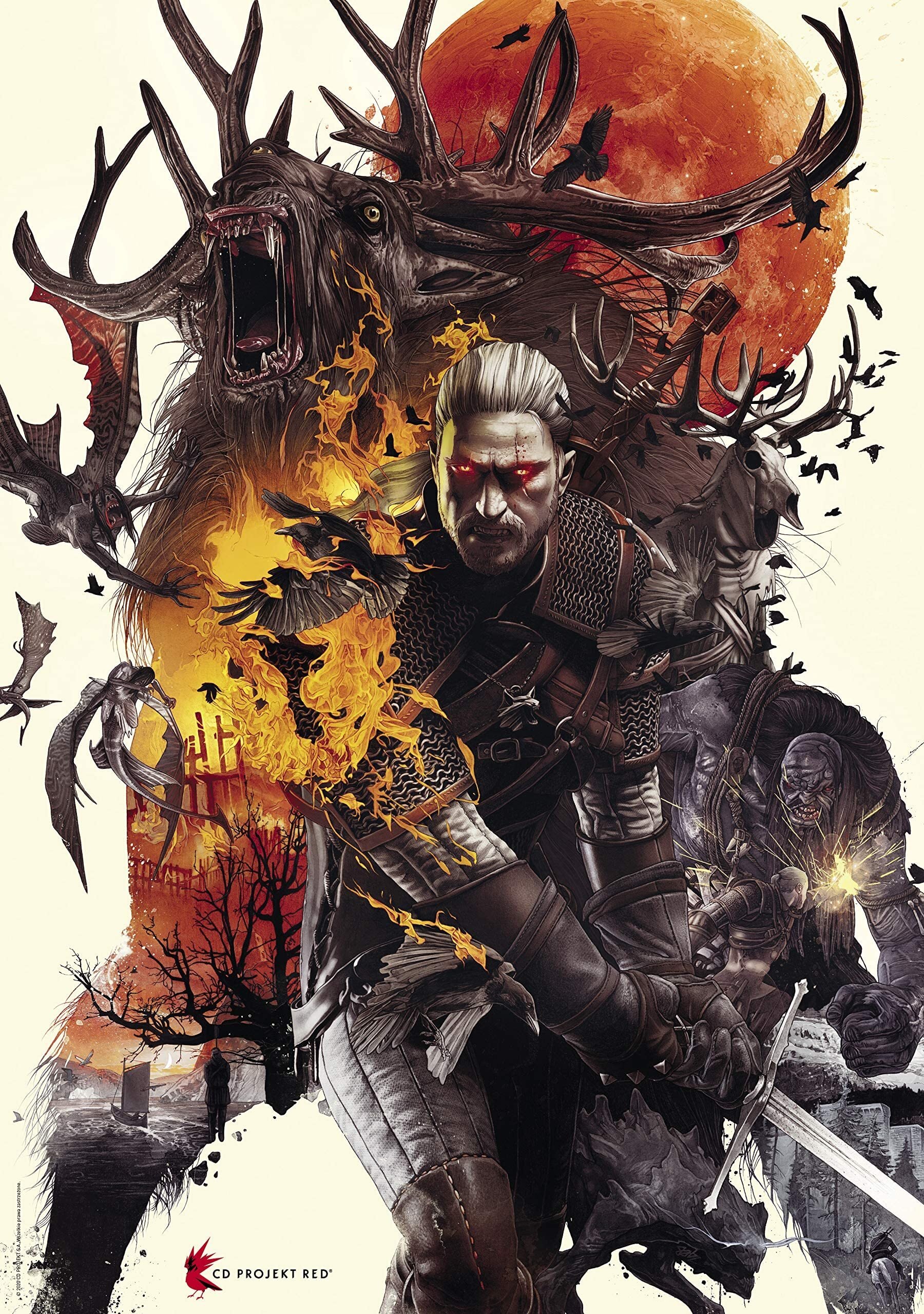 Пазл Witcher: Monsters puzzles 1000 ел.