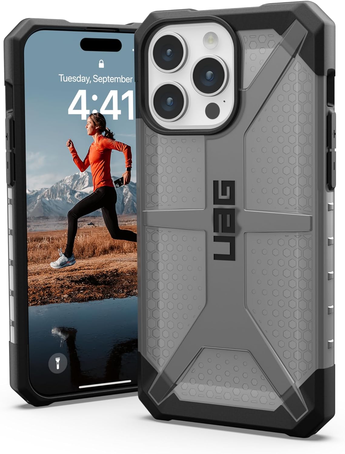 Чохол UAG для Apple iPhone 15 Pro Max Plasma, Ash (114304113131)