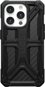 Чохол UAG для Apple iPhone 15 Pro Monarch, Carbon Fiber (114278114242)