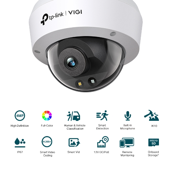 IP-камера TP-LINK VIGI C240-2.8 внутр.