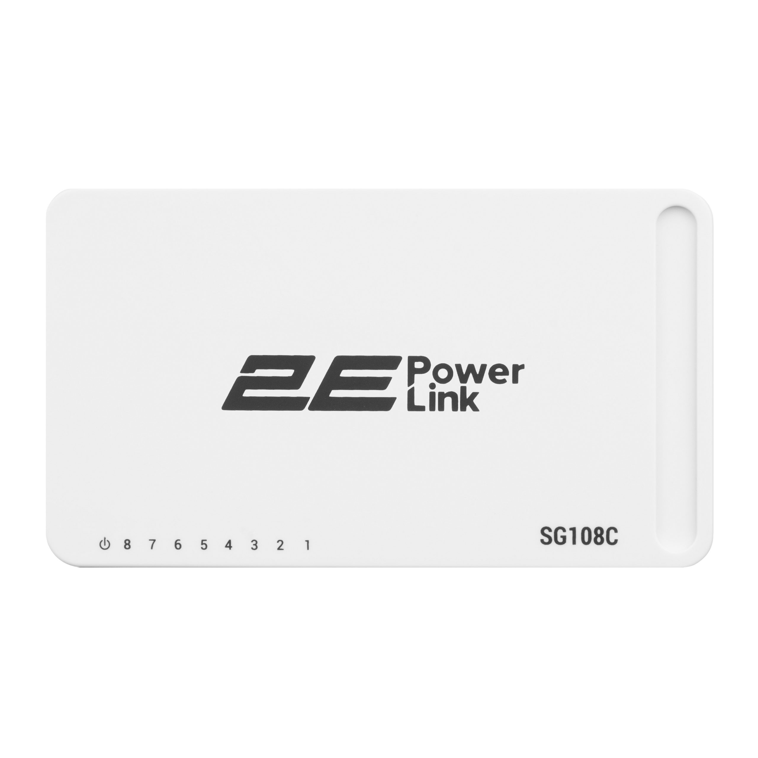 Коммутатор 2E PowerLink SG108C 8xGE, Гигабитный, неуправляемый