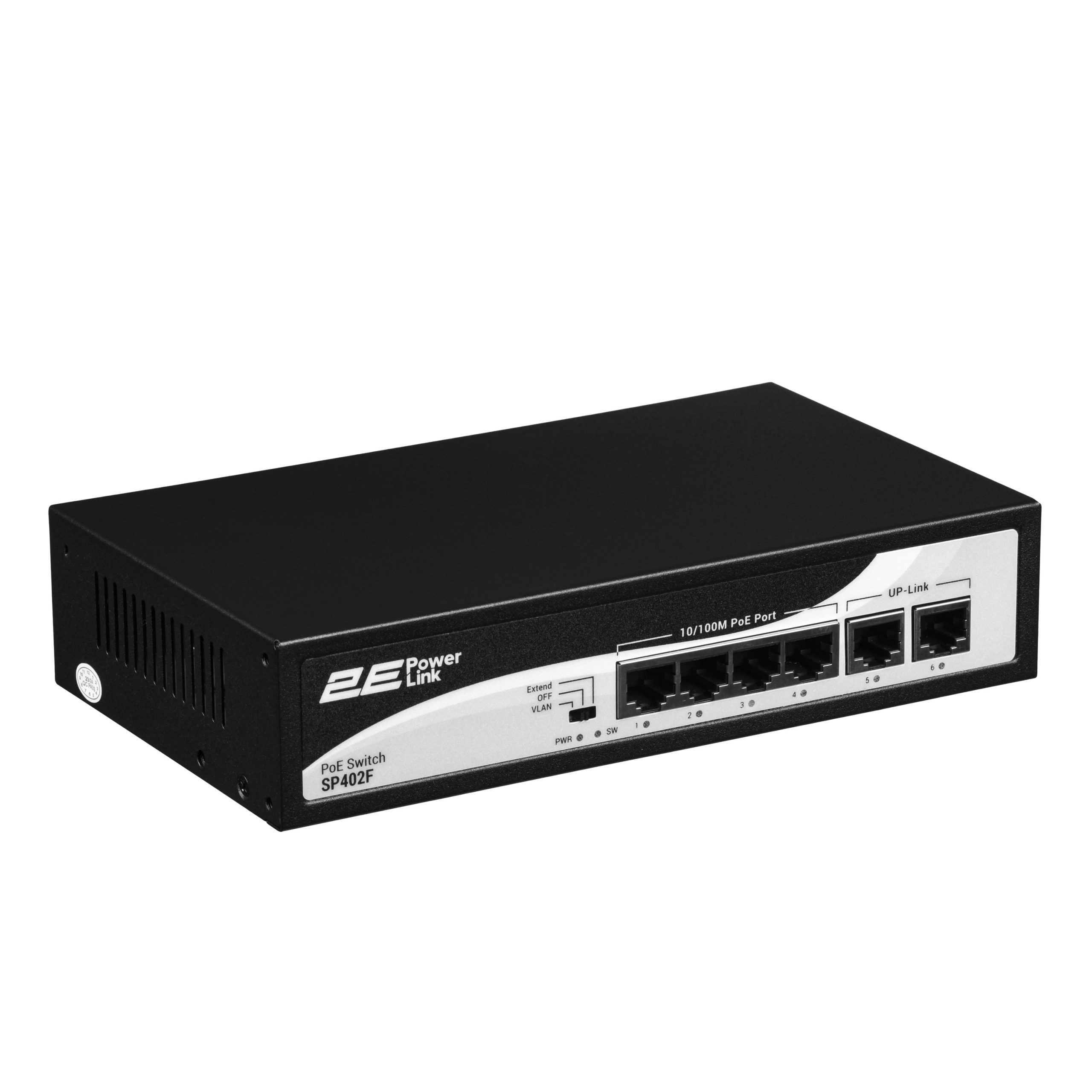 Комутатор 2E PowerLink SP402F 4xFE PoE+, 2xFE Uplink, 55Вт (2E-SP402F-2)