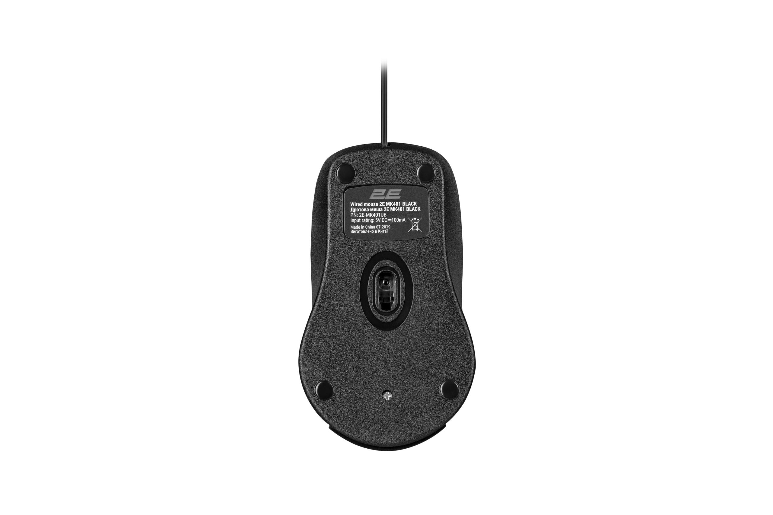 Комплект 2E MK401 USB EN/UKR Black (2E-MK401UB_UA)