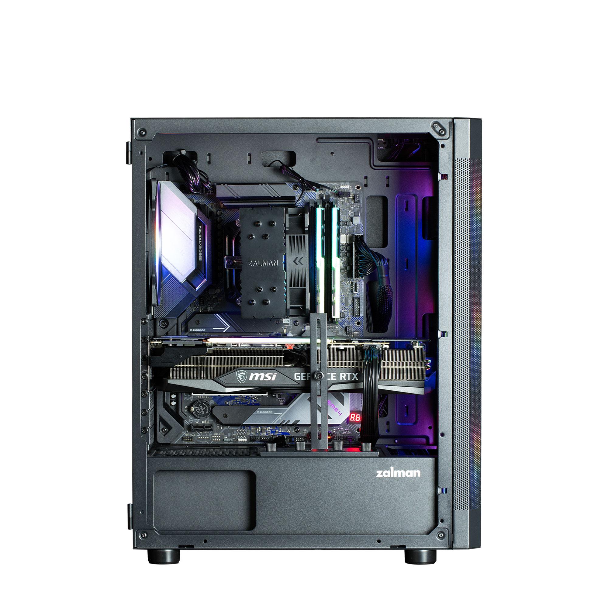 Корпус ZALMAN I4 TG без БЖ (I4TGBLACK)