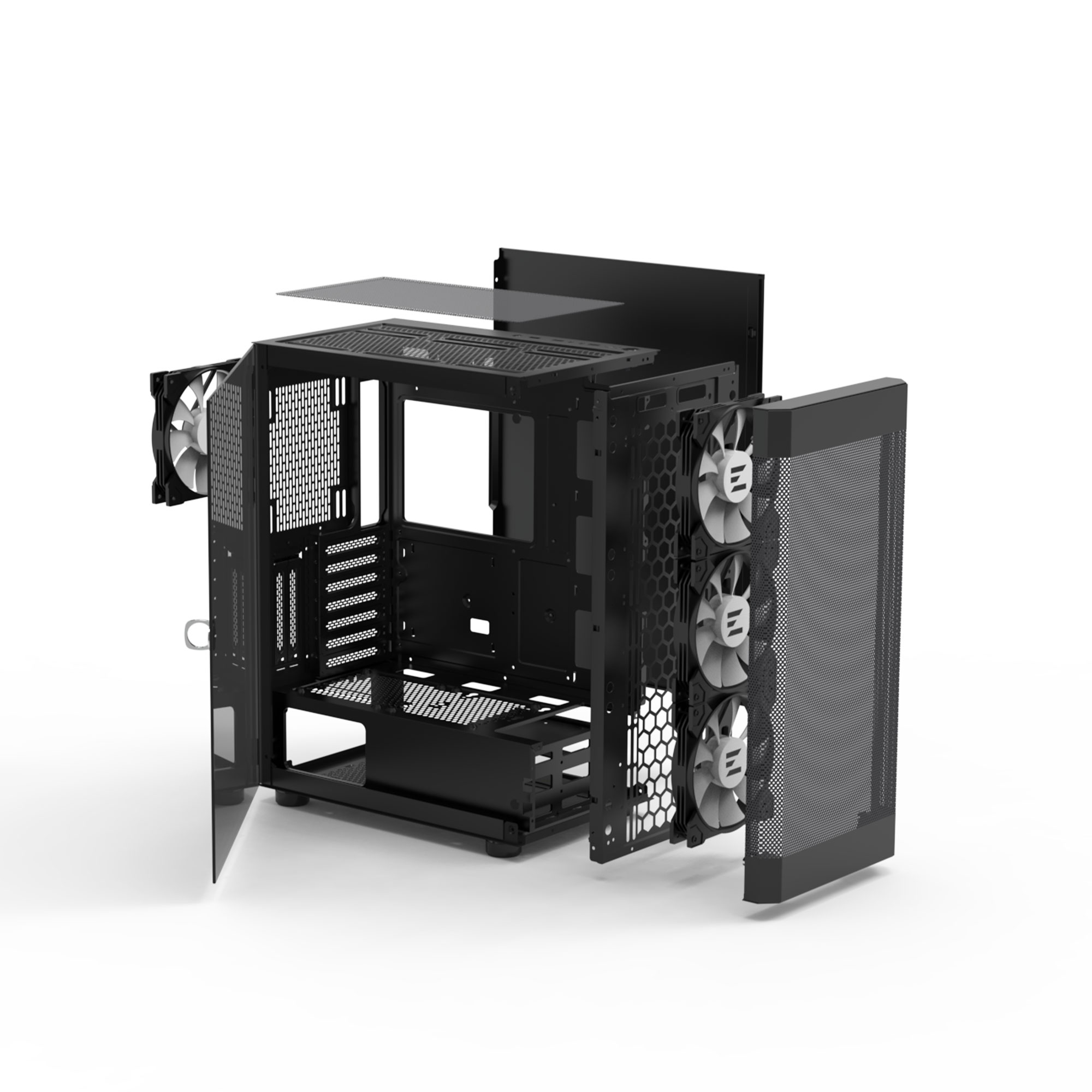 Корпус ZALMAN I4 TG без БЖ (I4TGBLACK)